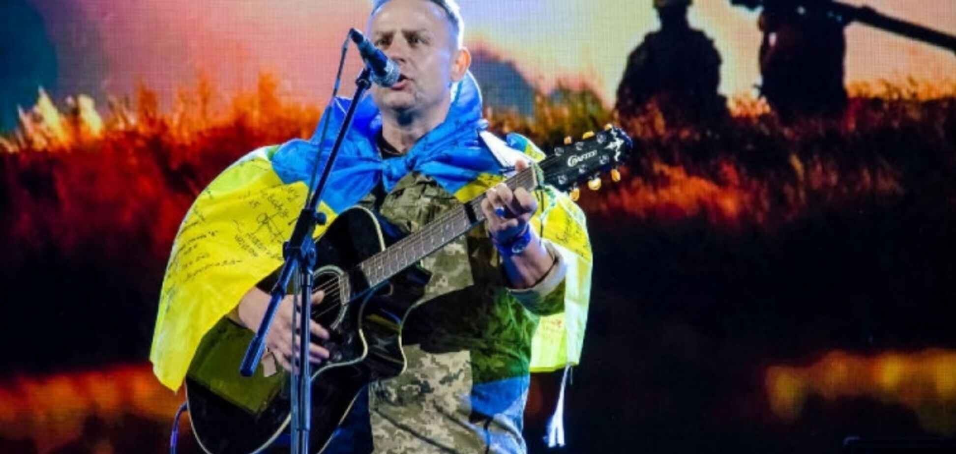 В Запорожской области украинские бойцы споют авторские песни 