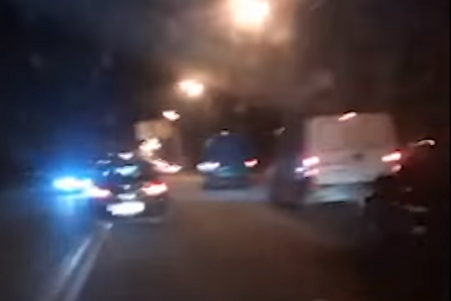 Ночные гонки в Одессе