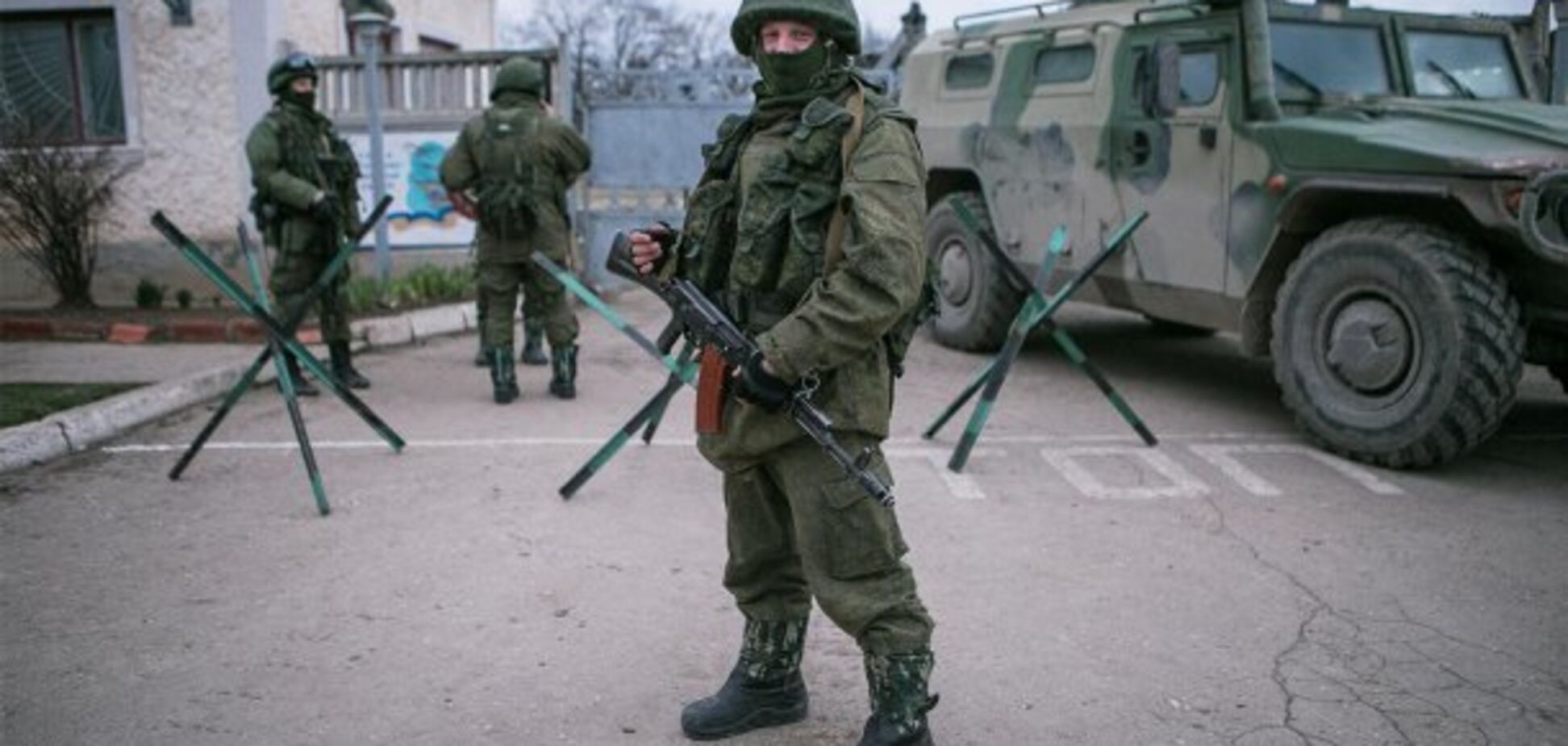 Зеленые человечки, Крым