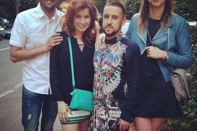 Дмитрий Монатик с женой