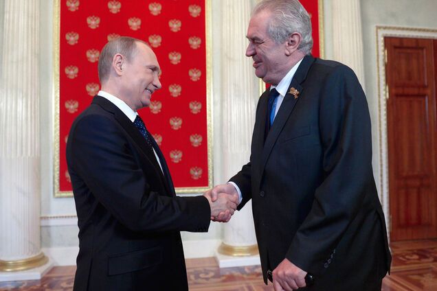 Путин и Земан