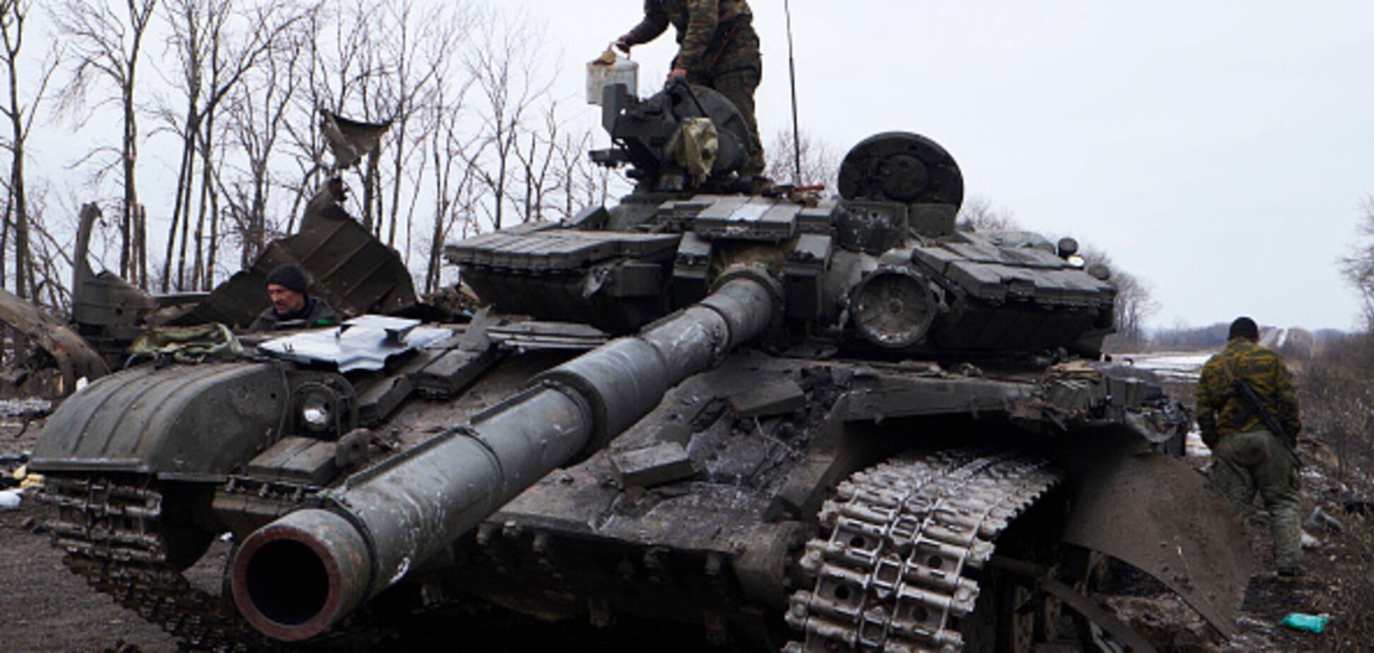 война Донбасс танк