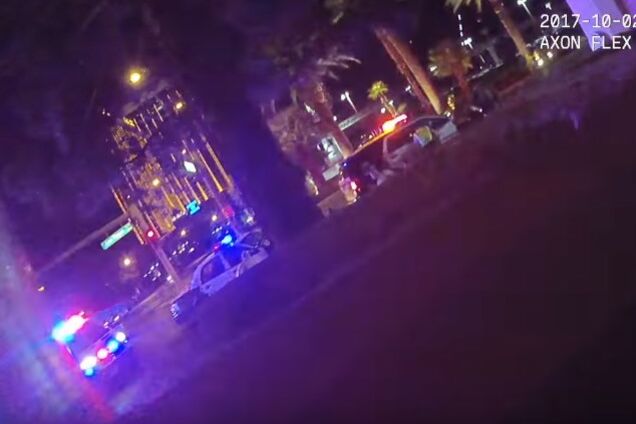 Паника и крики: полиция опубликовала видео расстрела в Лас-Вегасе