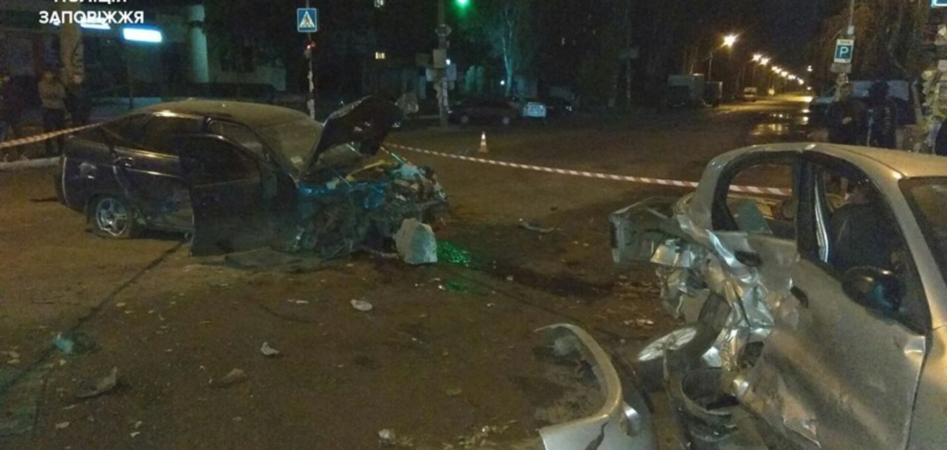 В Запорожье пьяный угонщик разбил сразу несколько автомобилей