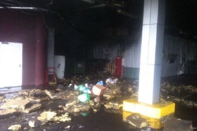 Пожар в Ашане