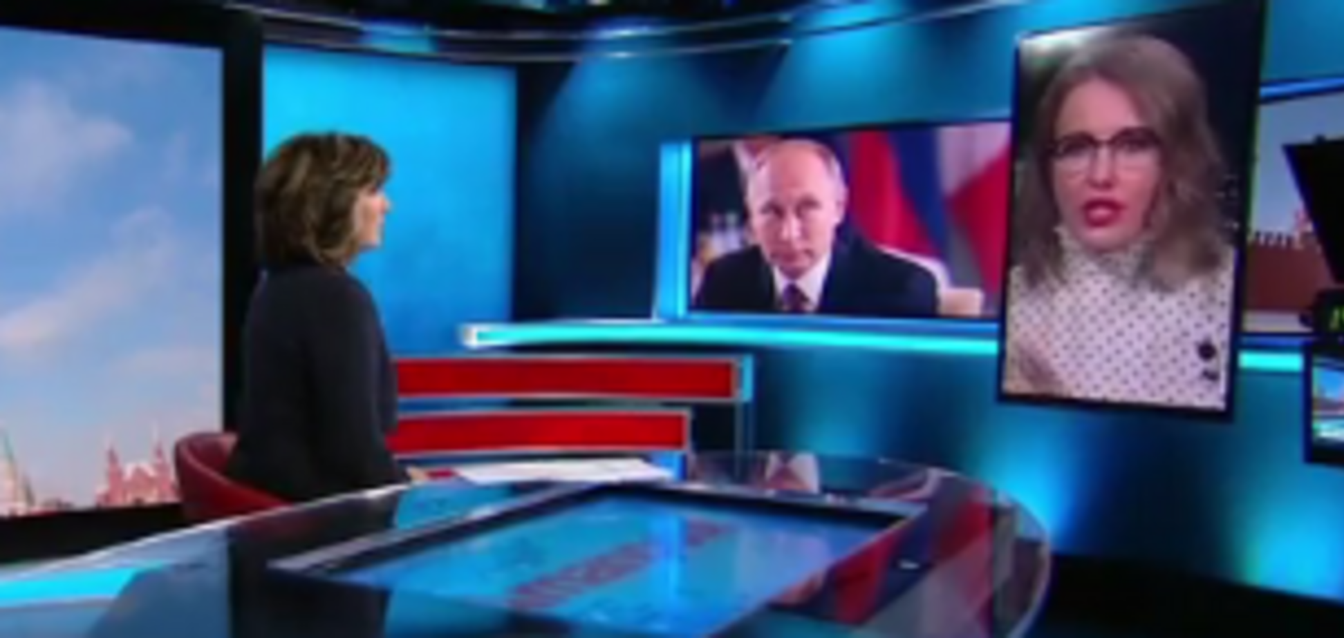 Ксения Собчак на CNN