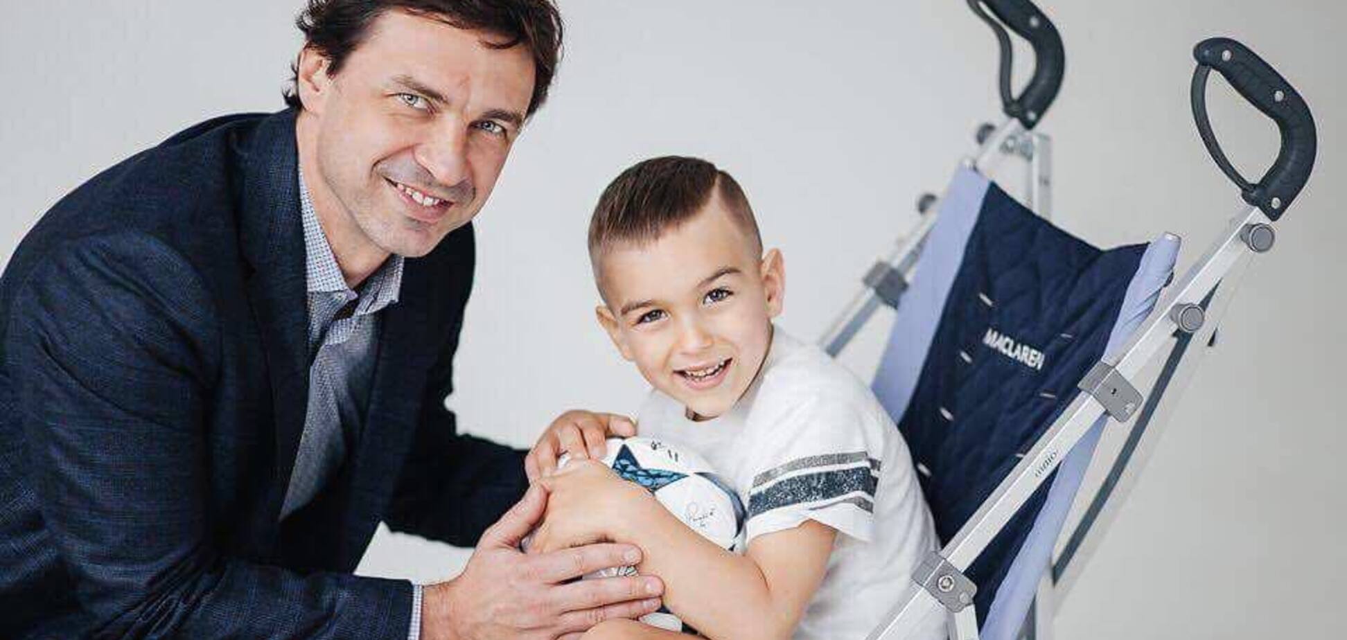 Легенда 'Динамо' помог 5-летнему мальчику с ДЦП