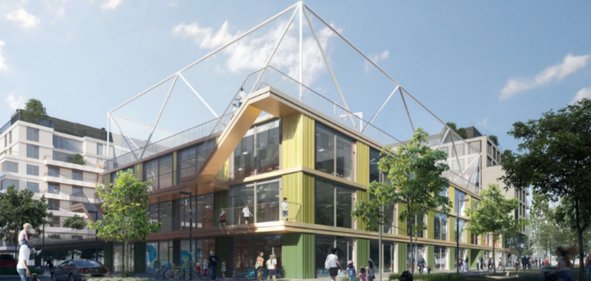 Киевлянам готовят сюрпризы в жилом районе Рыбальский