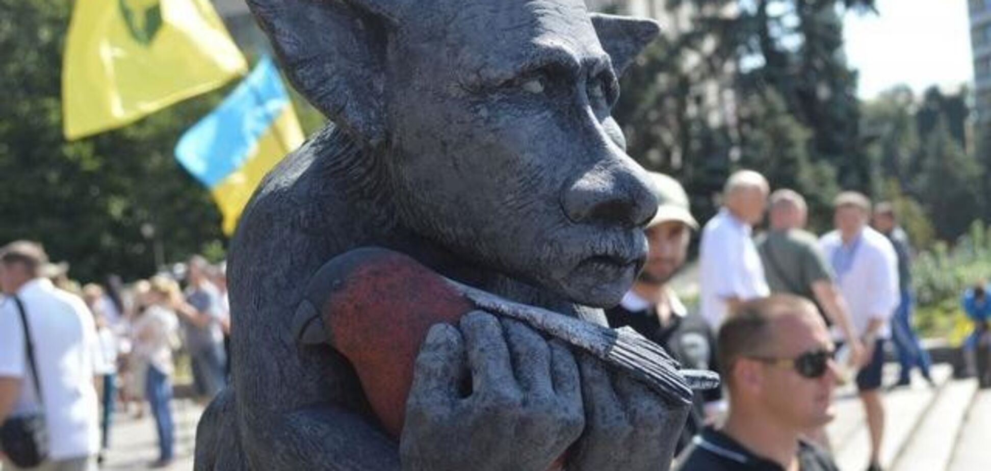 О запорожском памятнике Путину заговорили на популярном российском канале