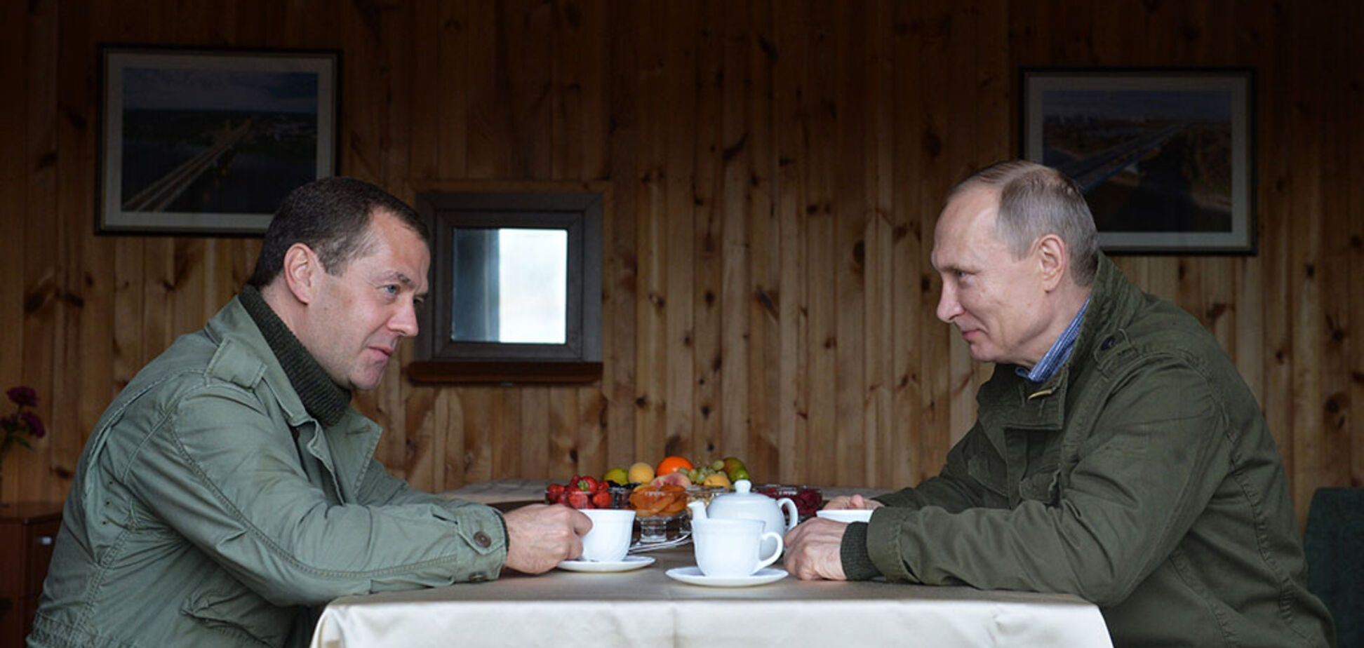 Владимир Путин и Дмитрий Медведев