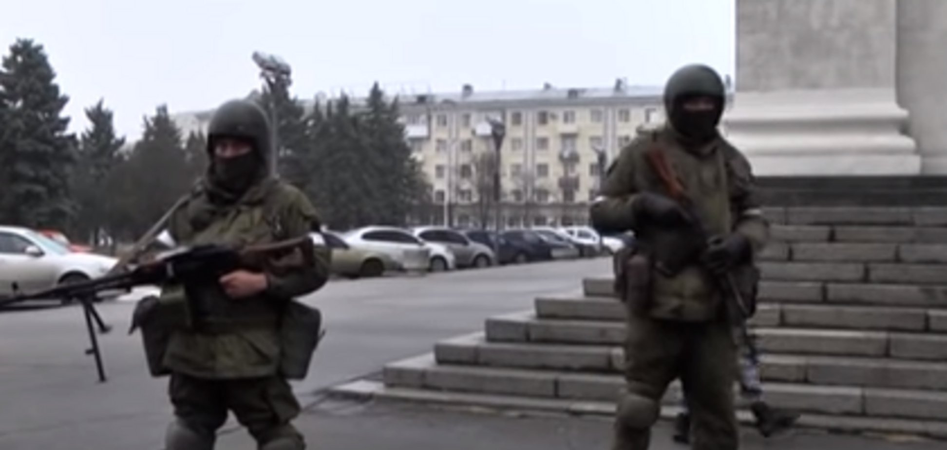 Неизвестные боевики в центре Луганска: что творится у главаря 'ЛНР'