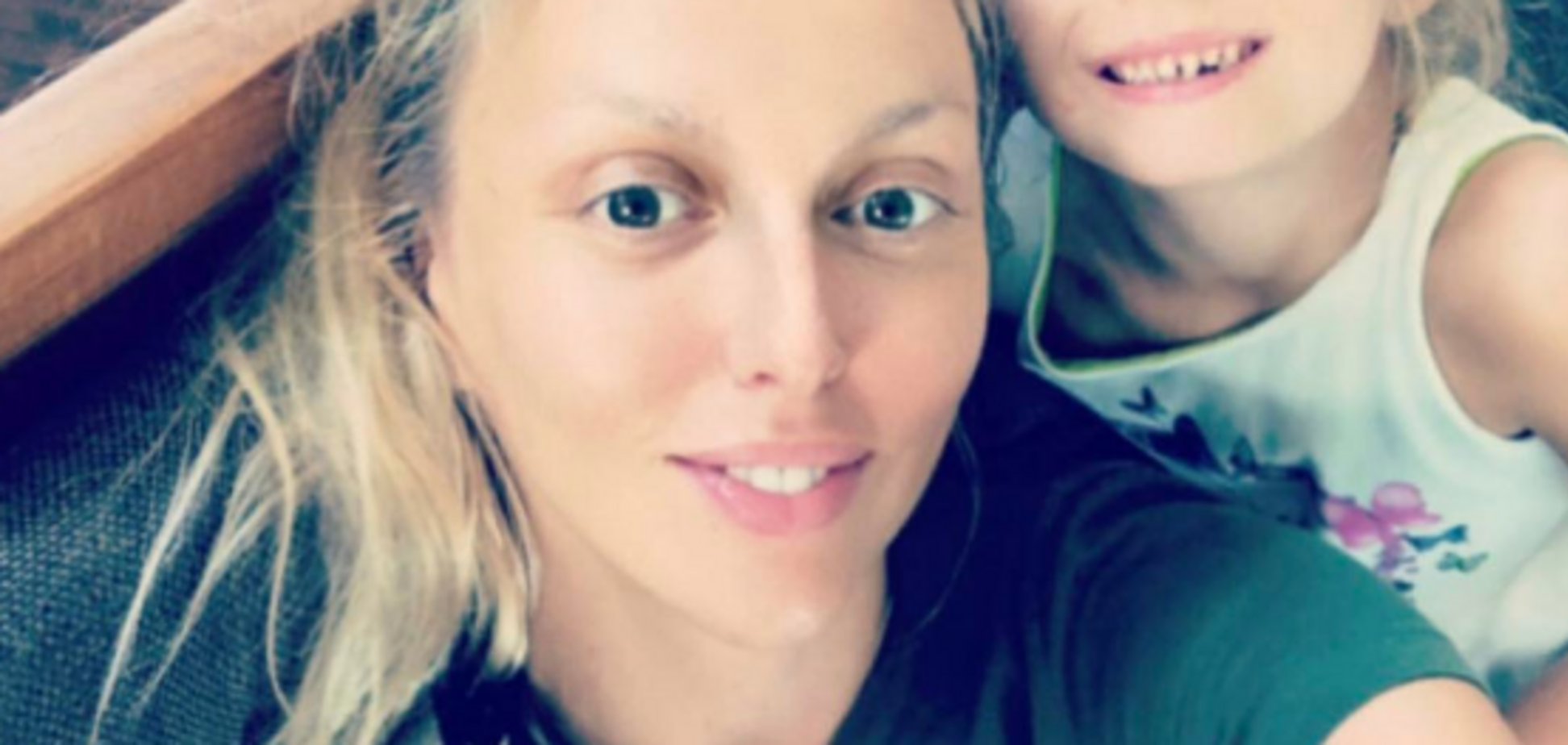 Оля Полякова з дочкою Алісою