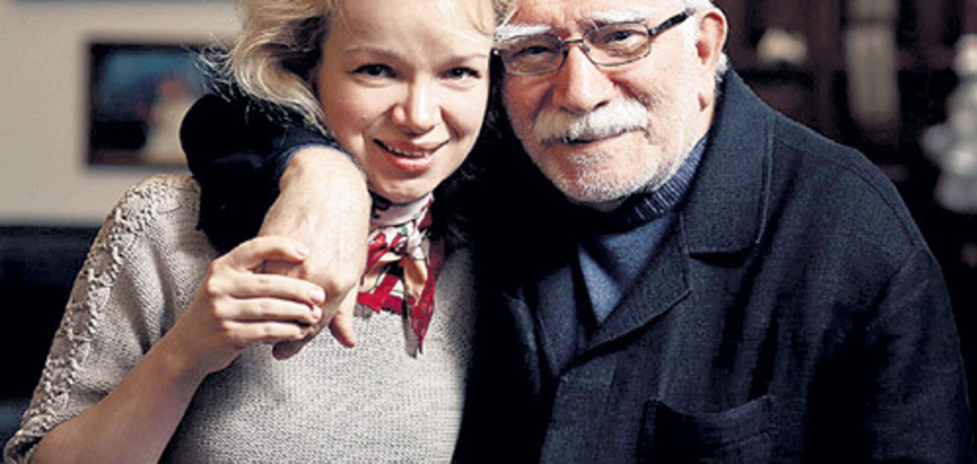 Віталіна Цимбалюк-Романовська й Армен Джигарханян