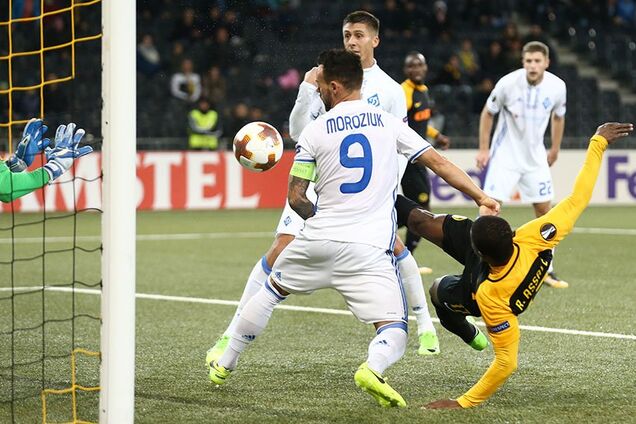 Тренери 'Динамо' влаштували рознос гравцям під час матчу з 'Янг Бойз'