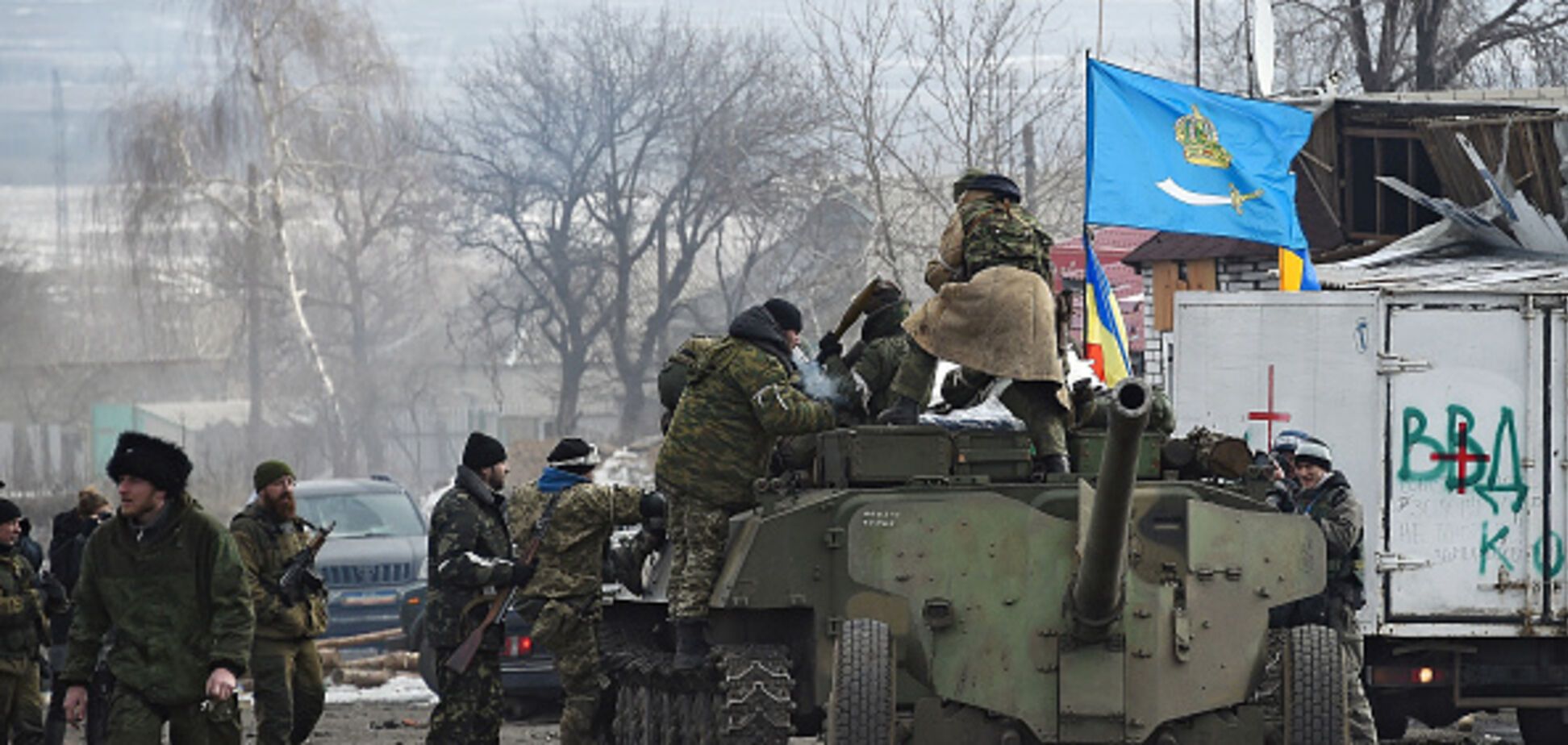 Терористи пішли на прорив у Луганській області
