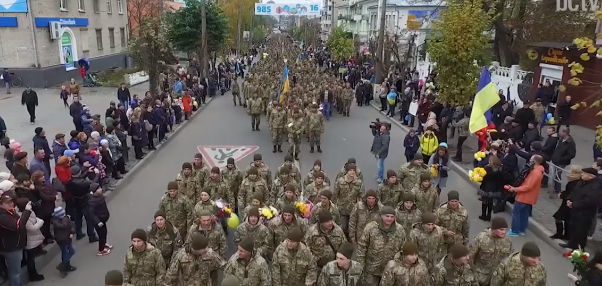 Ими гордится Украина: на Киевщине бойцам АТО устроили грандиозную встречу с фронта