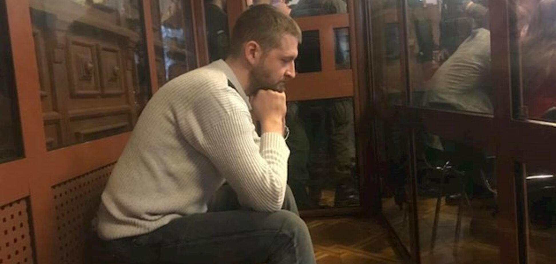 Сергей Колмгоров в зале суда