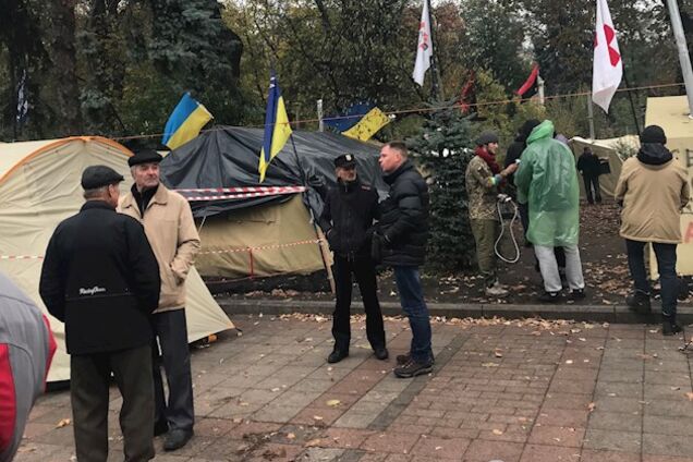 Протести Саакашвілі в Києві: у одного з учасників діагностували 'передоз'