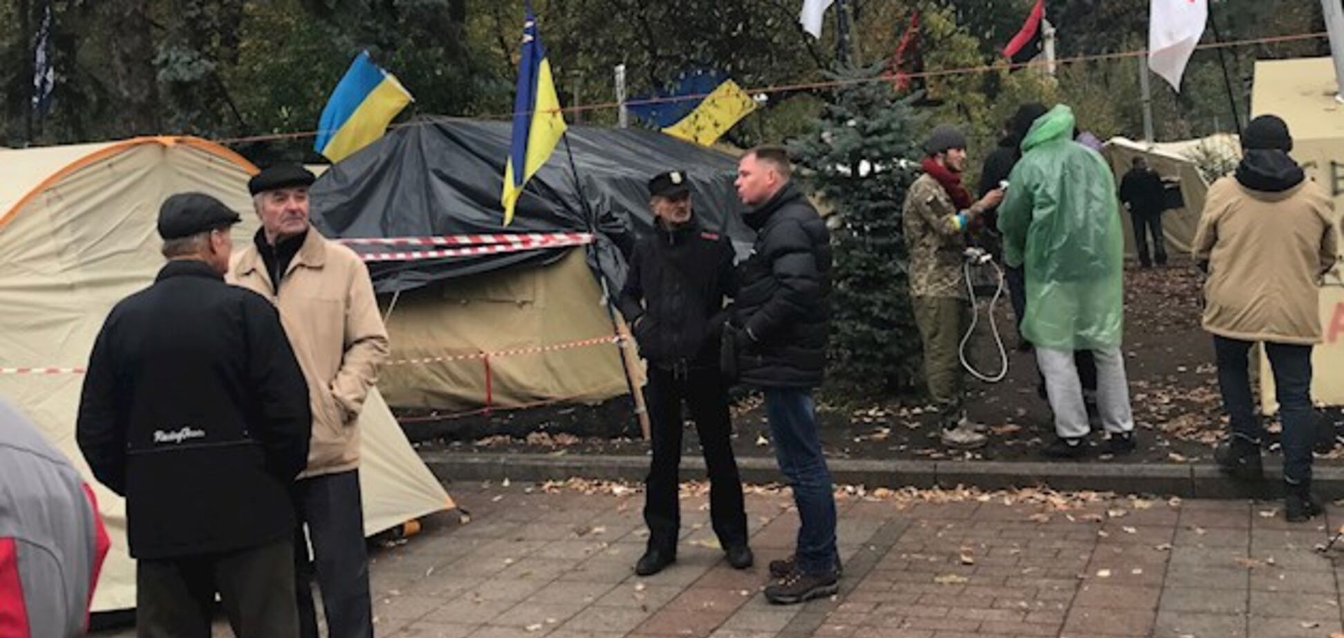 Протесты Саакашвили в Киеве: у одного из участников диагностировали 'передоз'