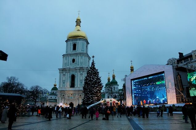 Софийская площадь, Новый год