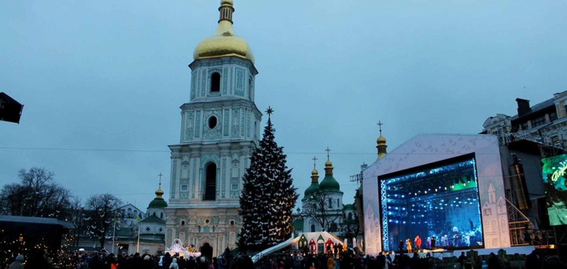 Софийская площадь, Новый год