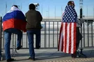 флаги России и США
