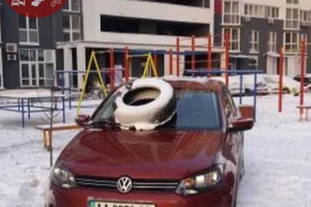 парковка, автомобиль