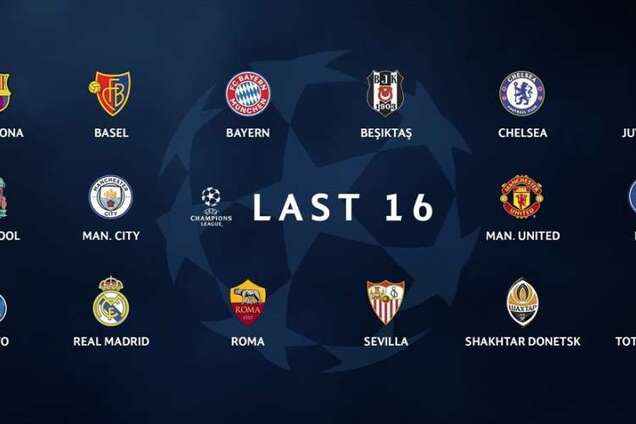 Состоялась жеребьевка плей-офф Лиги чемпионов: все результаты