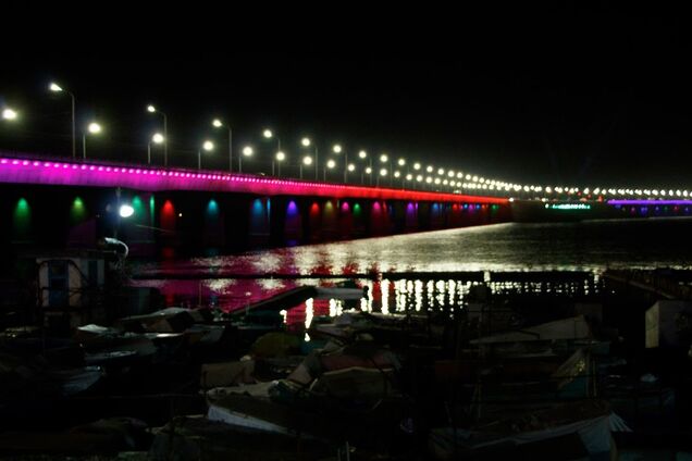 Вогні переправи: Філатов представив унікальне динамічне освітлення Кайдацького мосту в Дніпрі