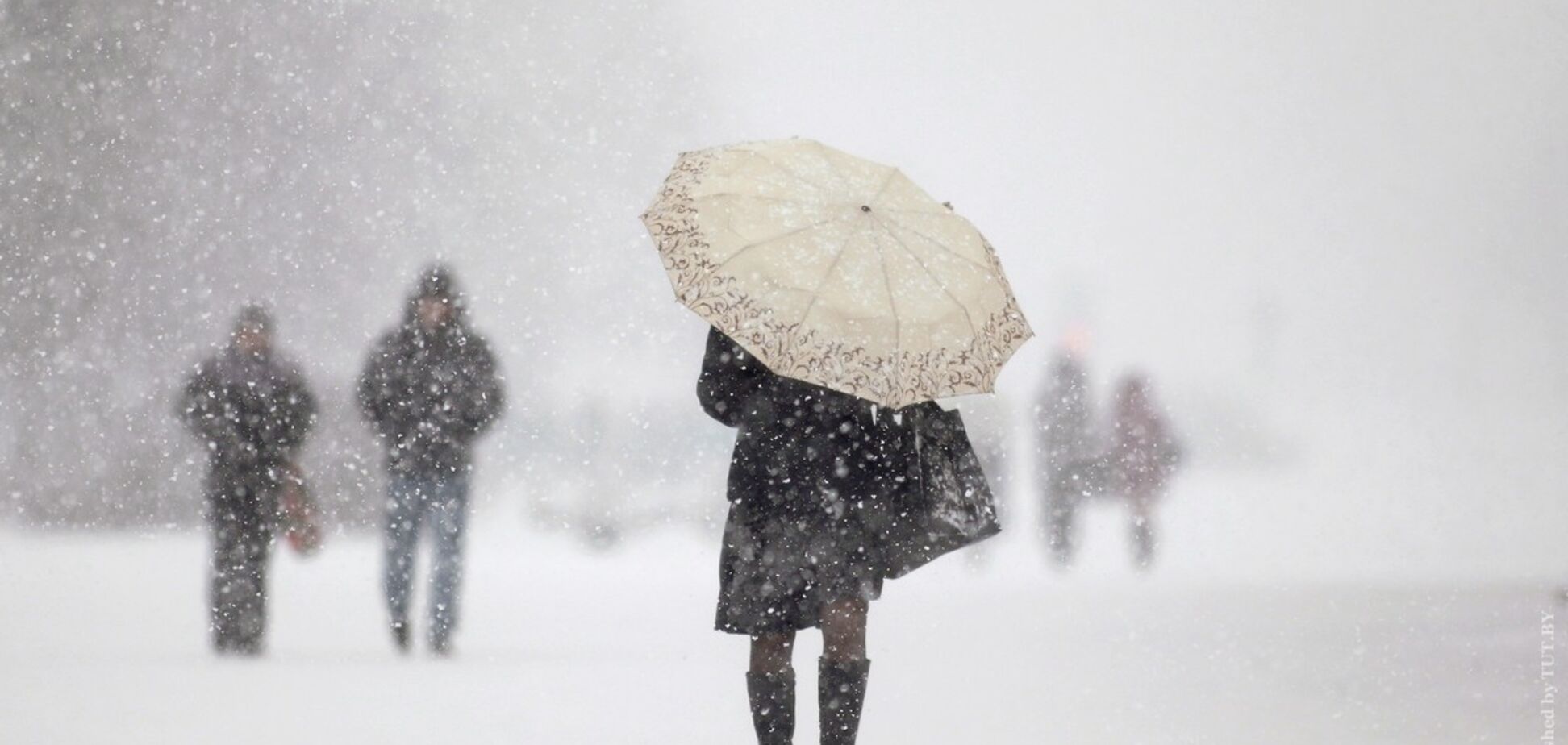 Мокрий сніг в Україні