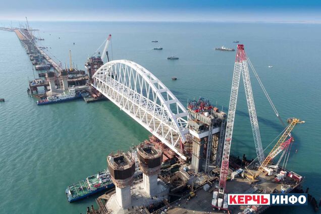 Строительство Керченского моста: оккупанты сделали громкое заявление о сроках