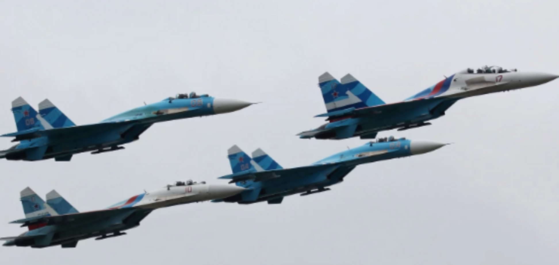 Російські літаки в небі над Сирією