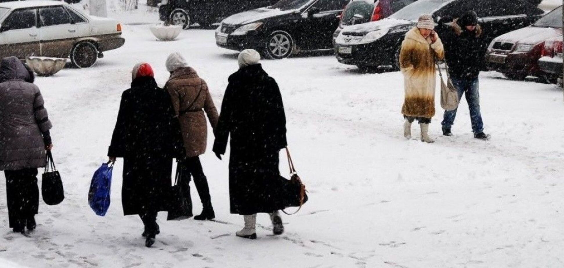 сніг, Київ