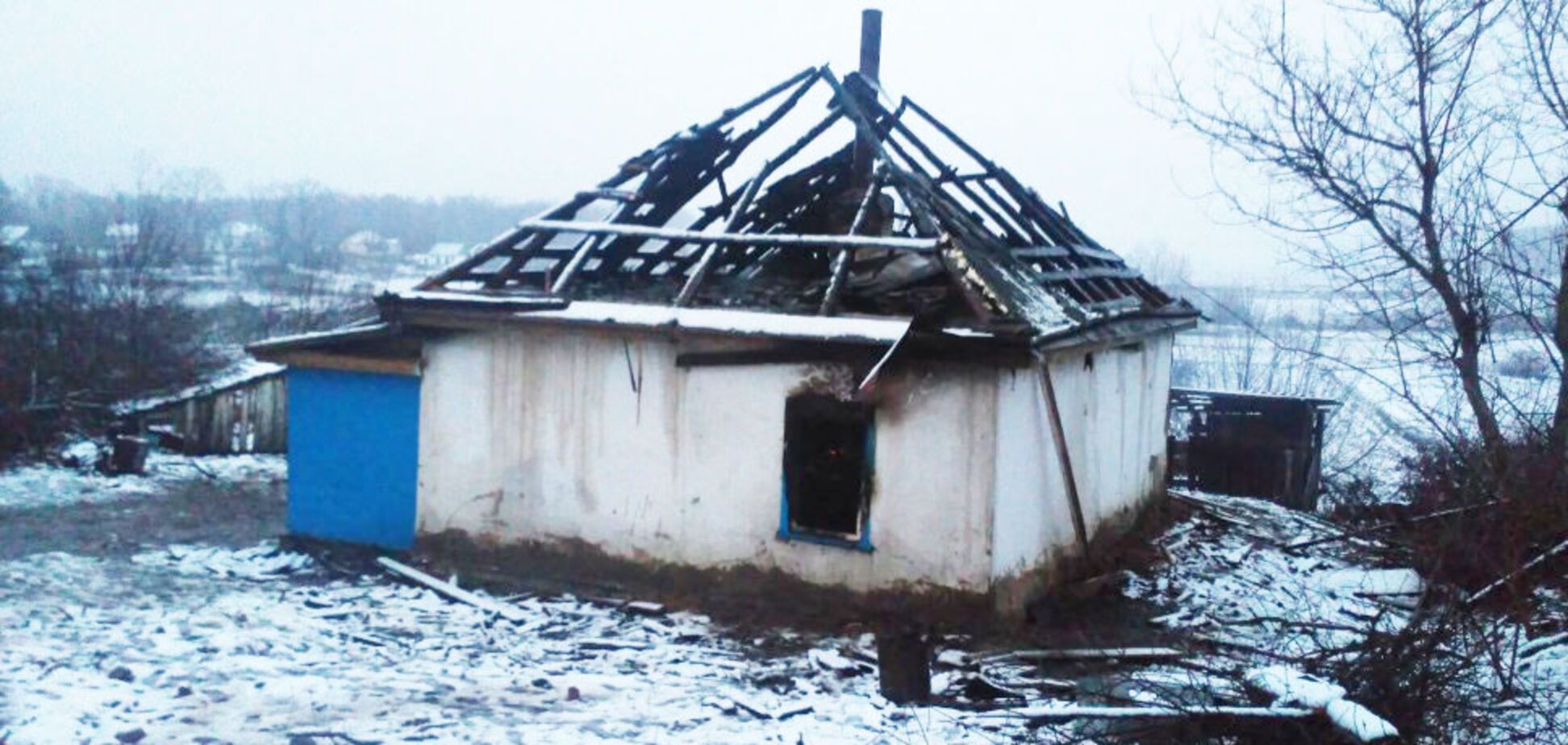 На пожаре погибли дети