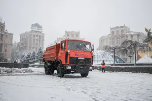 снегопад Киев