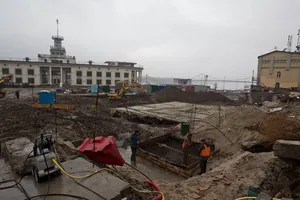 Раскопки на Почтовой площади