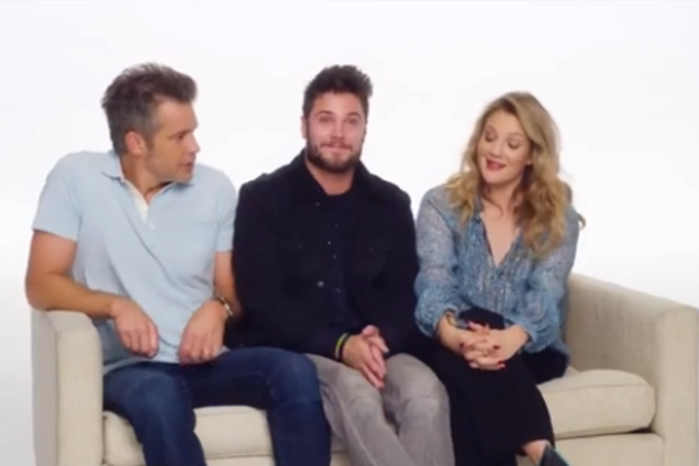 Конор, Дрю Берримор и Тимоти Олифант