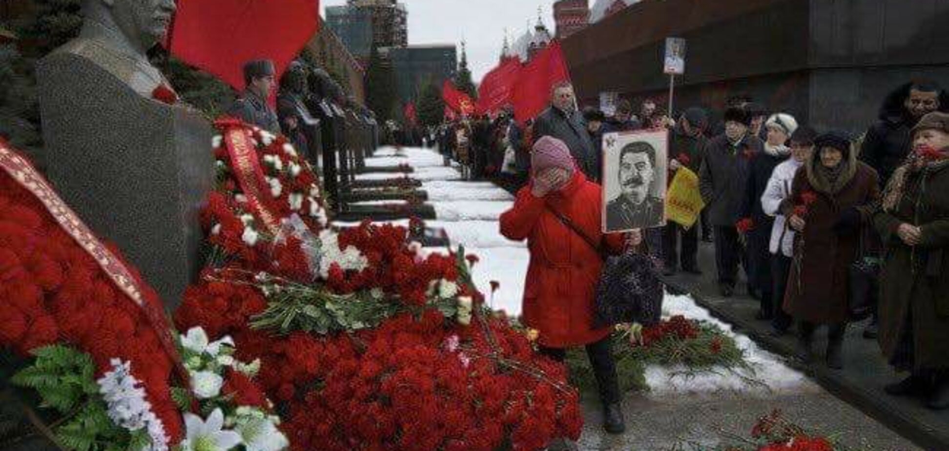 'Потомки людоедов': сеть привел в бешенство траур россиян по Сталину