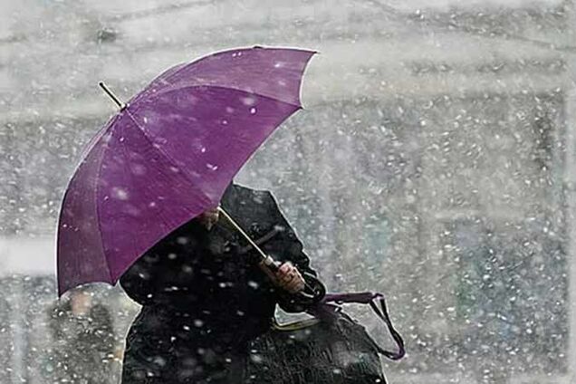 снег, ветер