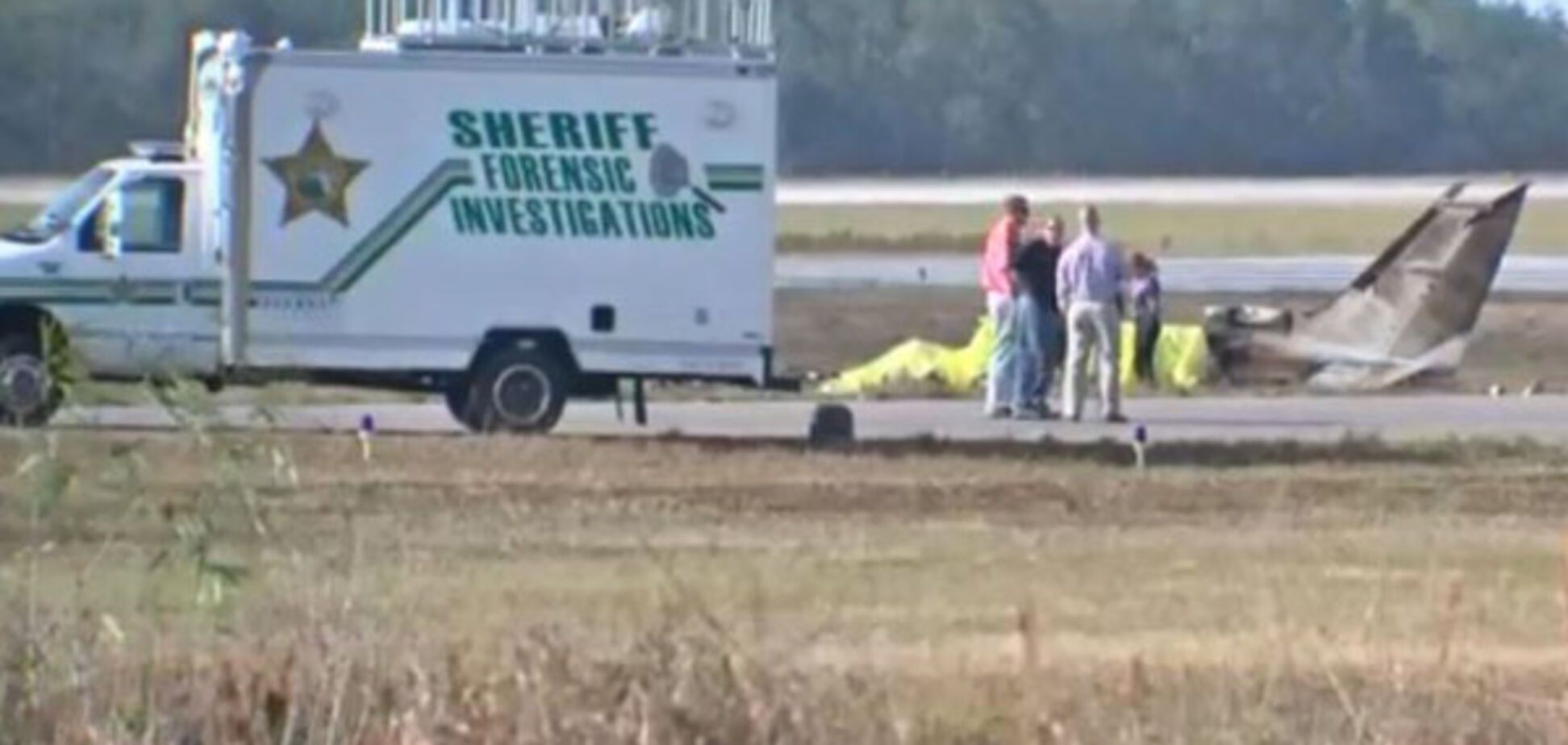 В США рухнул самолет