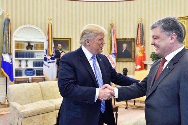 Порошенко Трамп
