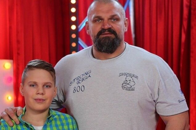 Василий Вирастюк с сыном Адамом