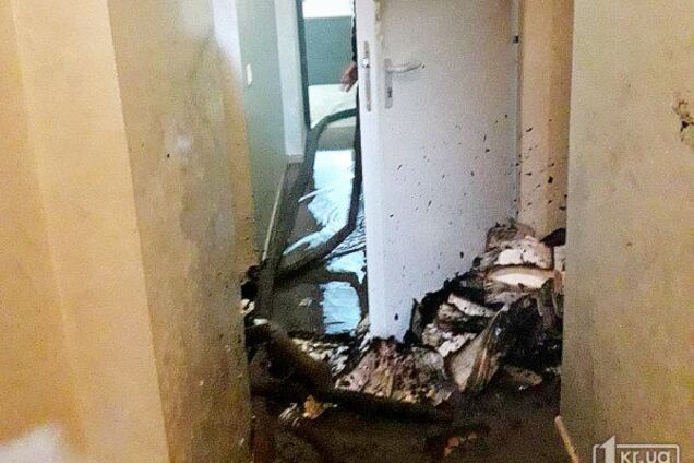 В Кривом Роге сгорел архив прокуратуры