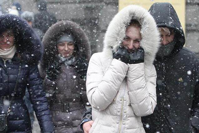 погода, снег