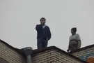 Саакашвили на крыше