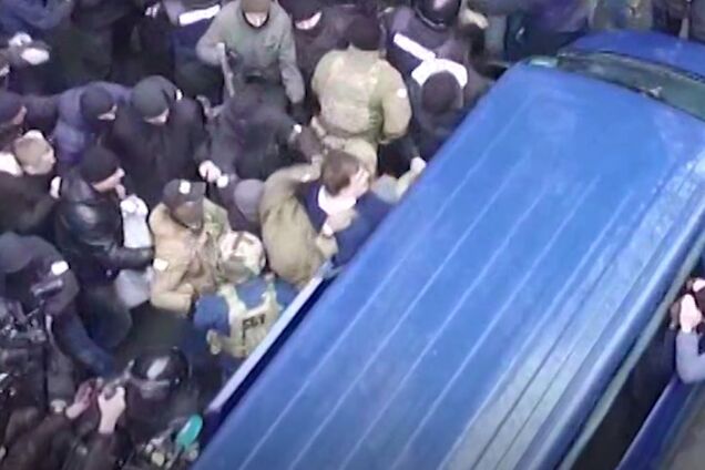 Как задерживали Саакашвили: появилось видео с дрона