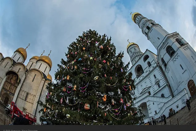 елка в Москве, 2016