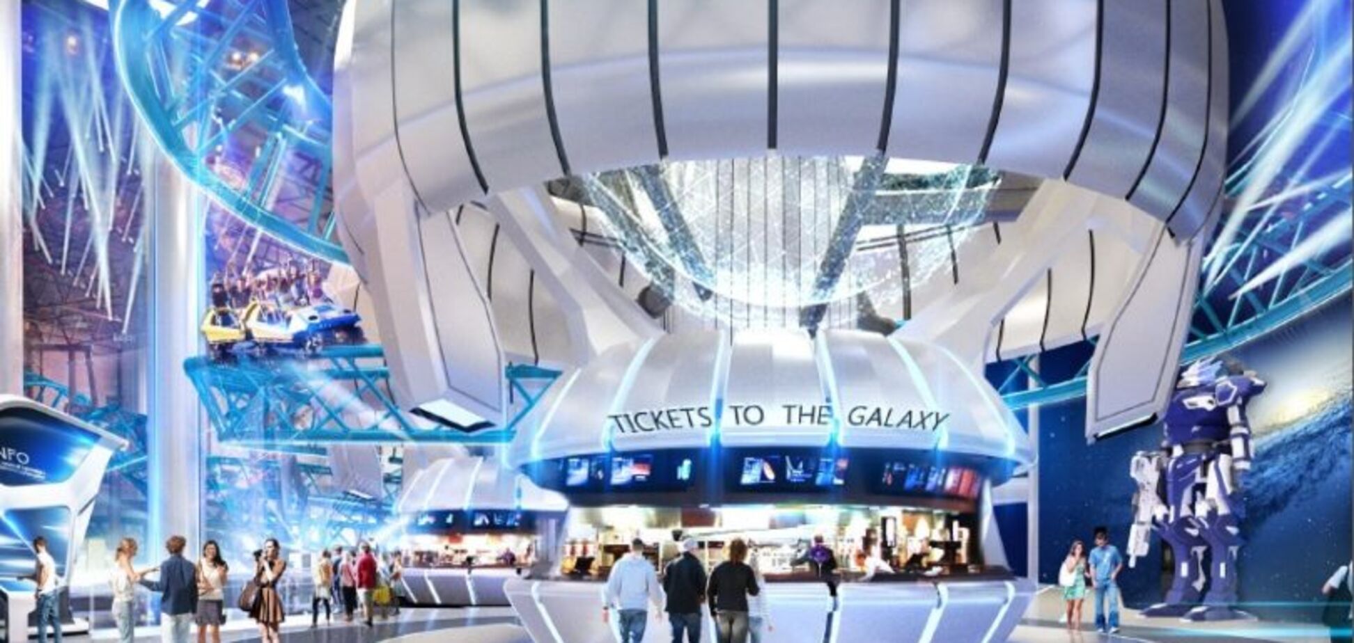 Парк 'Галактика' в Lavina Mall стал лидером развлечений в Украине