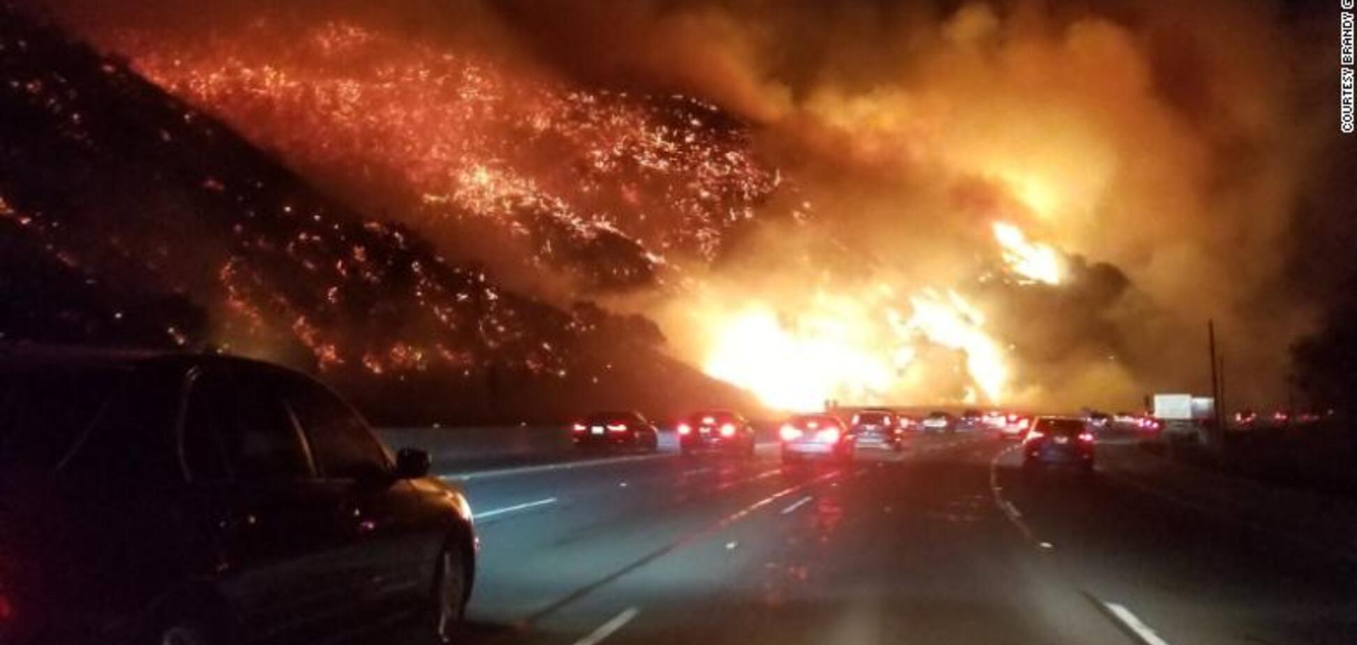 'Как Мордор!' Появилось апокалиптическое видео страшных пожаров в Калифорнии