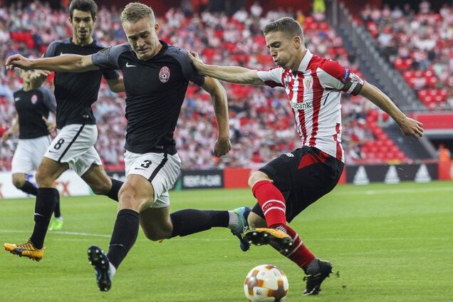 Гол гостей! Заря - Атлетик: смотреть онлайн трансляцию матча Лиги Европы